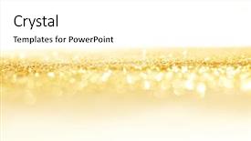  Presentation with golden lights - Cool new PPT theme with golden shiny holidays lights background backdrop and a  colored foreground