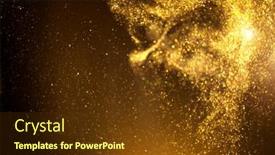  Presentation with abstract gold black - Presentation theme featuring golden-sparks-christmas-and-new and a  colored foreground