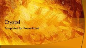  Presentation with luxury golden texture - Beautiful slides featuring golden texture backdrop and a gold colored foreground