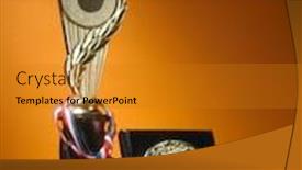  Presentation with golden trophy cup - PPT layouts having golden-trophy-cup-and-medal background and a gold colored foreground