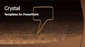  Presentation with wood rustic - PPT theme enhanced with golden tweet or remark blank background and a black colored foreground