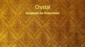  Presentation with baroque - Slide deck featuring golden wallpaper baroque style background and a tawny brown colored foreground