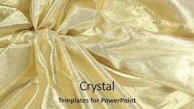  Presentation with fabric - Colorful slides enhanced with golden wedding - gold lame fabric background backdrop and a  colored foreground