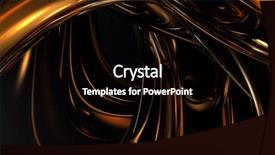  Presentation with wires - Presentation theme with golden wires 2 abstract background and a black colored foreground