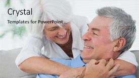  Presentation with home modification - Beautiful PPT theme featuring isotonic - old iron dumbbells or exercise backdrop and a  colored foreground.