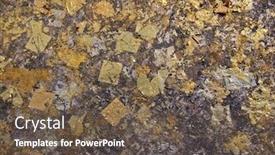  Presentation with texture - Presentation design with goldleaf-on-a-buddah-close background and a tawny brown colored foreground