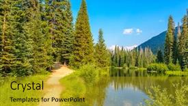  Presentation with british columbia canada - Cool new theme with manning park british columbia canada backdrop and a gold colored foreground