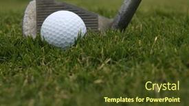  Presentation with rough - Slides enhanced with golf-ball-in-the-rough and a tawny brown colored foreground