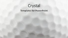  Presentation with golf - Cool new slides with golf ball texture backdrop and a white colored foreground