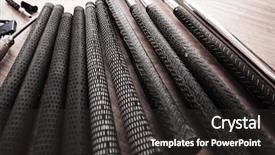  Presentation with maintenance ferroviaire - Presentation theme enhanced with golf club maintenance changing old background and a dark gray colored foreground