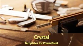  Presentation with club - Audience pleasing presentation theme consisting of golf club making or club backdrop and a tawny brown colored foreground