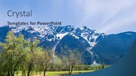  Presentation with golf course - Slide deck featuring golf-course-with-flag-gorgeous background and a light blue colored foreground