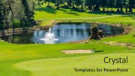  Presentation with rustic wedding green gold - Cool new slides with golf course with gorgeous green backdrop and a  colored foreground