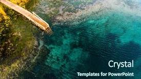  Presentation with russia city - PPT theme having goluboye ozero blue lake maximum background and a ocean colored foreground