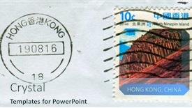  Presentation with stamp - Slide deck consisting of gomel-belarus-19-november-2017 background and a sky blue colored foreground