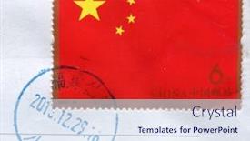  Presentation with china flag - 