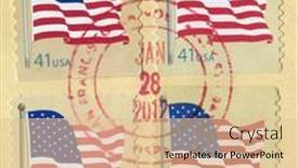  Presentation with united states flag - 