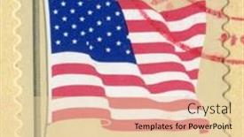  Presentation with united states flag - 