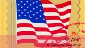  Presentation with united states flag - 