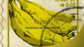  Presentation with fruit banana - 