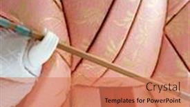  Presentation with traditional japan - Colorful presentation theme enhanced with gomel-belarus-may-24-2015 backdrop and a coral colored foreground