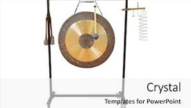 Presentation with under the sea and earth - Slides consisting of gongs - gong under the white background background and a white colored foreground