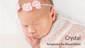 Presentation with pink and white - Colorful slide deck enhanced with good boys girls - pretty sleepy little girl backdrop and a lemonade colored foreground