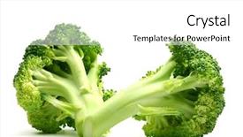  Presentation with food white - Presentation having good food - broccoli isolated on white background and a white colored foreground