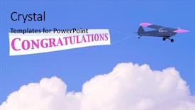  Presentation with congratulations baby - Presentation having good for female related theme background and a light blue colored foreground