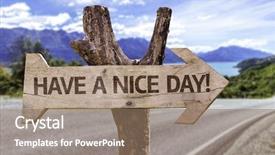  Presentation with good friday - Presentation having good friday holiday - have a nice day wooden background and a coral colored foreground