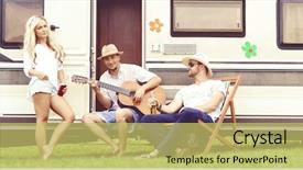  Presentation with good things sometimes take time - Slide deck consisting of good friends having a great background and a yellow colored foreground