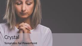  Presentation with family health - Presentation with good health and prosperity background and a light gray colored foreground