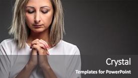  Presentation with prosperity - Presentation theme having good health and prosperity background and a dark gray colored foreground