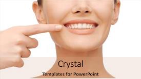  Presentation with dental - Beautiful PPT layouts featuring good hygeine - dental health concept - beautiful backdrop and a coral colored foreground