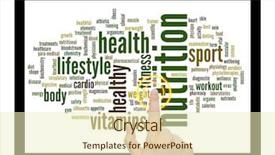  Presentation with abstract medical - Amazing PPT theme having good life - concept or conceptual abstract word backdrop and a soft green colored foreground