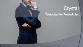  Presentation with fixing his black bow tie - Cool new PPT theme with good looking - sharp dressed fashionist wearing jacket backdrop and a  colored foreground