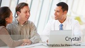  Presentation with patients - Beautiful PPT layouts featuring woman yawning at bed backdrop and a white colored foreground