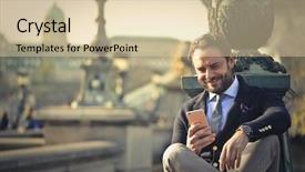  Presentation with news - Amazing PPT theme having good news backdrop and a lemonade colored foreground