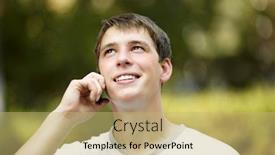  Presentation with news - Beautiful theme featuring good news backdrop and a yellow colored foreground