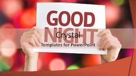  Presentation with colorful fancy carp fish koi - Presentation theme having good night card with colorful background and a coral colored foreground