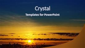  Presentation with good - Audience pleasing PPT theme consisting of good sunset on the river backdrop and a navy blue colored foreground