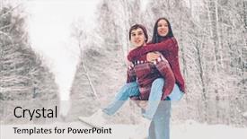  Presentation with purple festive christmas red - Cool new presentation theme with good time on the january backdrop and a light gray colored foreground