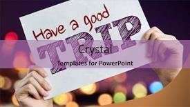  Presentation with good friday - Audience pleasing presentation theme consisting of good trip placard with night backdrop and a coral colored foreground