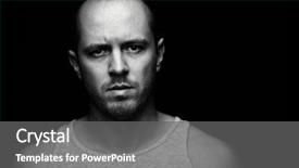  Presentation with key kiosk - Amazing theme having good wrok - low-key image of calm guy backdrop and a  colored foreground