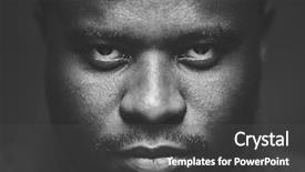  Presentation with key - Audience pleasing PPT layouts consisting of good wrok - low-key image of malicious guy backdrop and a  colored foreground