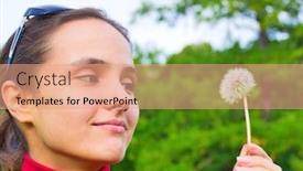  Presentation with goodbye - Theme enhanced with goodbye-to-the-summer background and a coral colored foreground