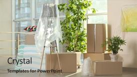  Presentation with moving - Audience pleasing presentation consisting of goods for moving into new backdrop and a coral colored foreground