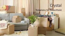  Presentation with moving - Audience pleasing presentation design consisting of goods for moving into new backdrop and a lemonade colored foreground