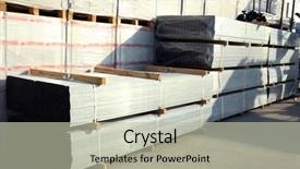  Presentation with wholesale - PPT theme consisting of goods for wholesale distribution outdoors background and a  colored foreground