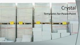  Presentation with wholesale - PPT layouts consisting of goods for wholesale distribution outdoors background and a  colored foreground